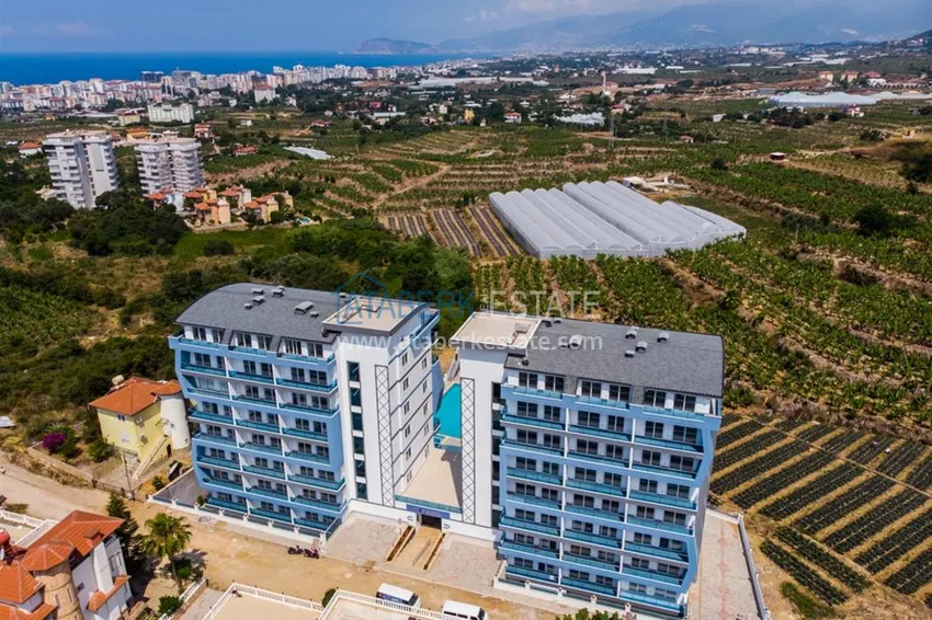 New complex under construction in Mahmutlar! 12 