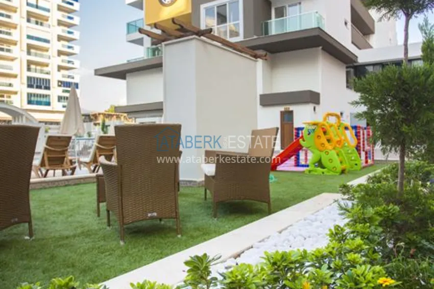 Furnished apartment for rent in Alanya, Mahmutlar district No. 43  14 
