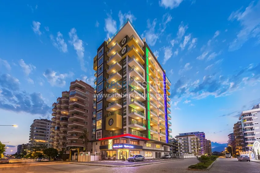 Furnished apartment for rent in Alanya, Mahmutlar district No. 43  18 
