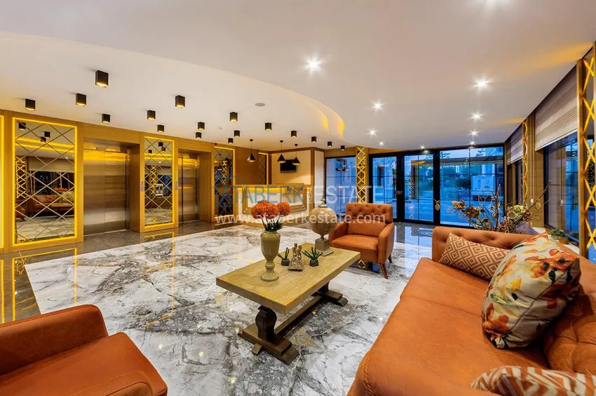 Furnished apartment for rent in Alanya, Mahmutlar district No. 43  19 