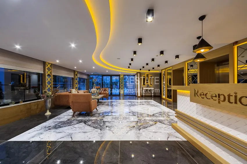 Furnished apartment for rent in Alanya, Mahmutlar district No. 43  37 