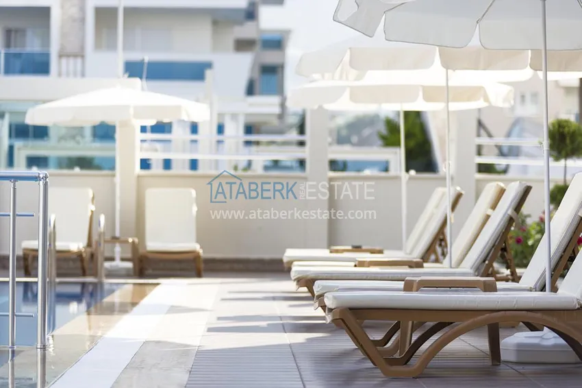 Furnished apartment for rent in Alanya, Mahmutlar district No. 43  12 