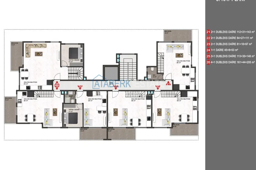 Purchase  Investment-attractive project in Kargicak, interest-free installments 2 