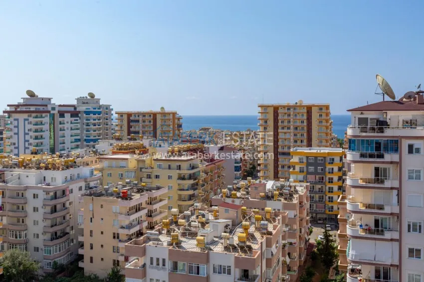 Apartment for rent in Mahmutlar D-87 with open sea view 2 