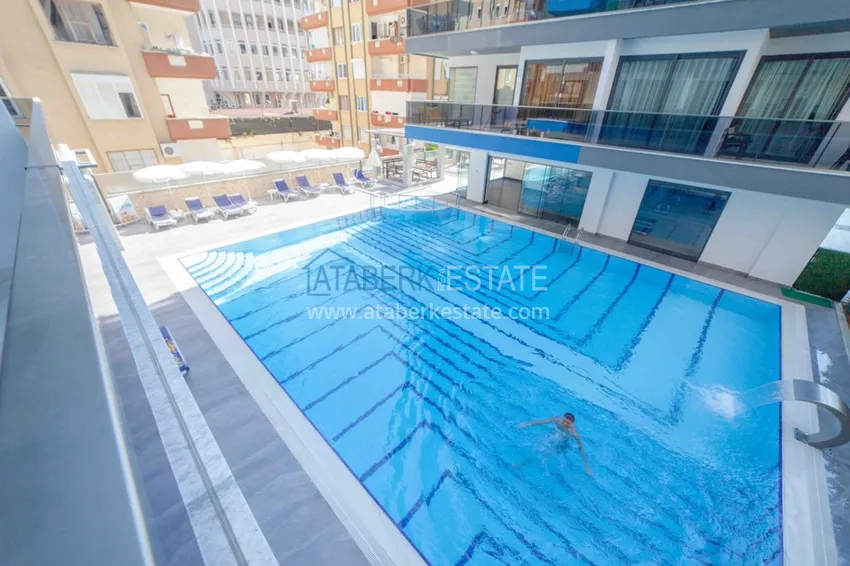 Purchase Apartment for rent in Mahmutlar, in a luxury complex with a private beach 15 
