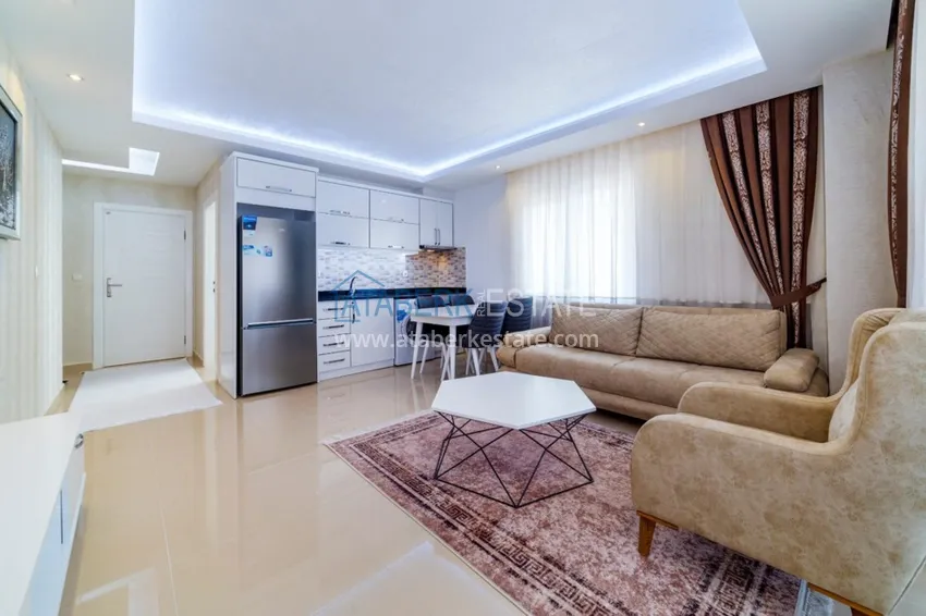 Apartment for rent in Mahmutlar D-87 with open sea view 1 