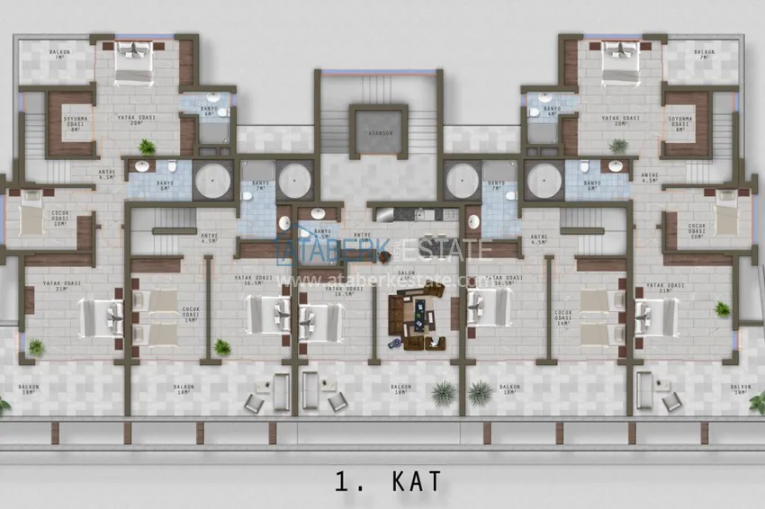 Purchase  The complex is under construction with payment by installments! 1 