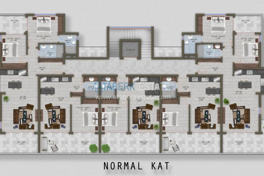 Purchase  The complex is under construction with payment by installments! 5 