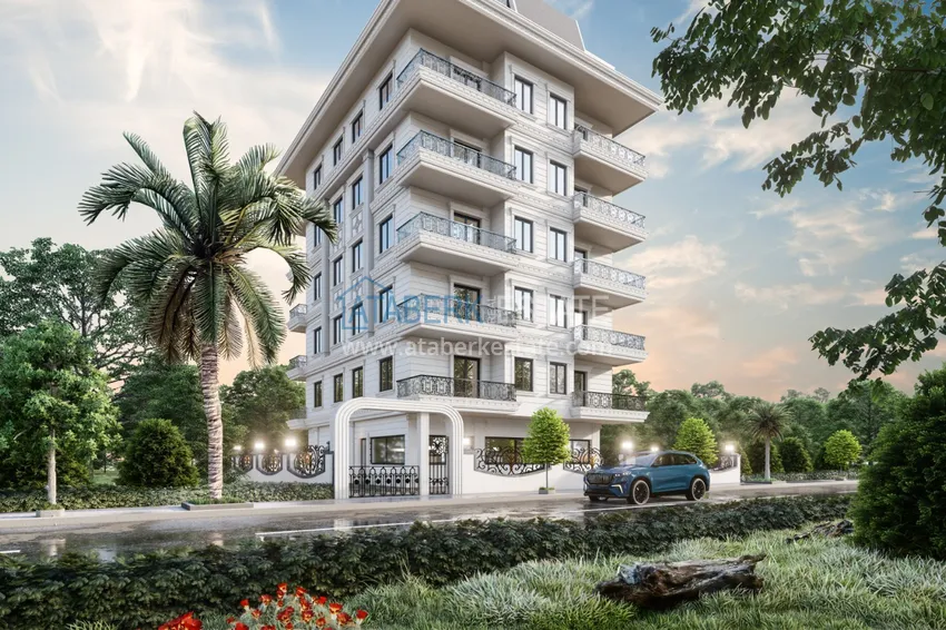 Flats and penthouses in elite complex in the centre of Mahmutlar 1 