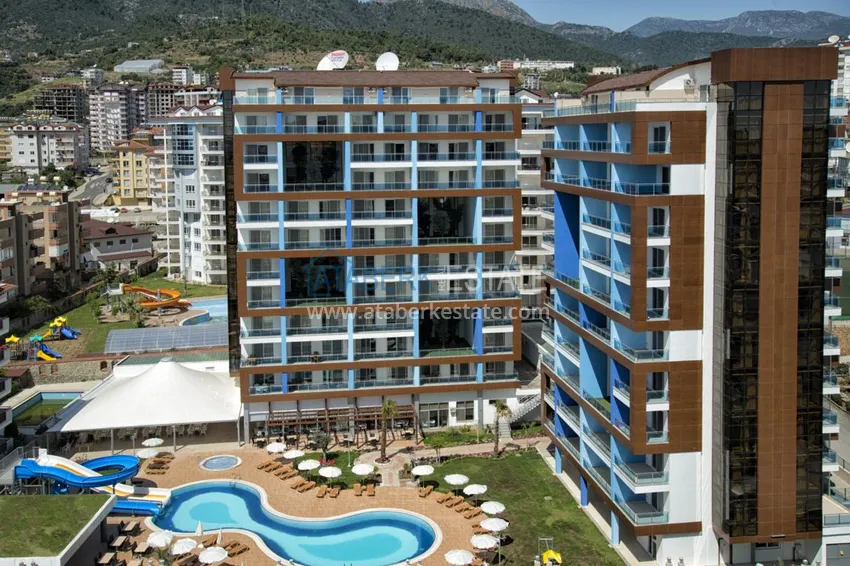Furnished flats in Cikcilli in a luxury complex 1 