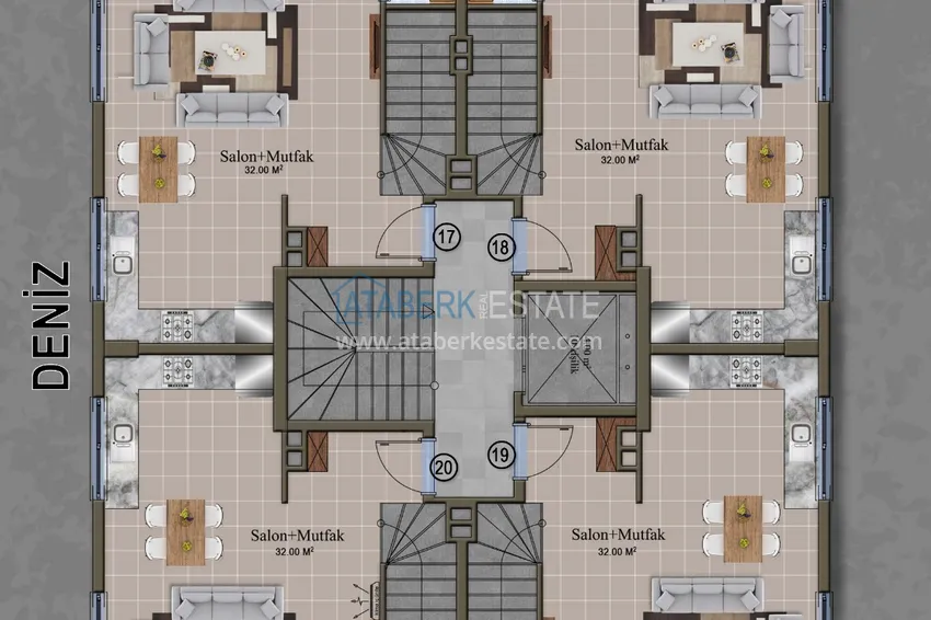 Purchase Flats and penthouses in elite complex in the centre of Mahmutlar 1 