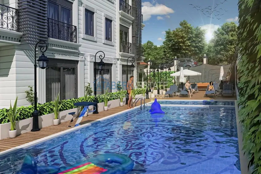 Flats and penthouses in elite complex in the centre of Mahmutlar 2 