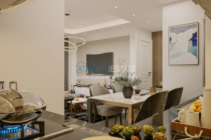 Purchase Flats and penthouses in elite complex in the centre of Mahmutlar 5 
