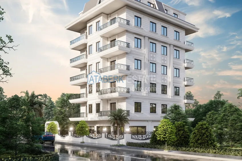Flats and penthouses in elite complex in the centre of Mahmutlar 4 