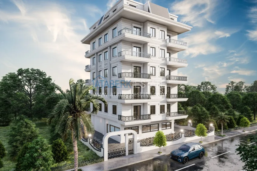 Flats and penthouses in elite complex in the centre of Mahmutlar 5 