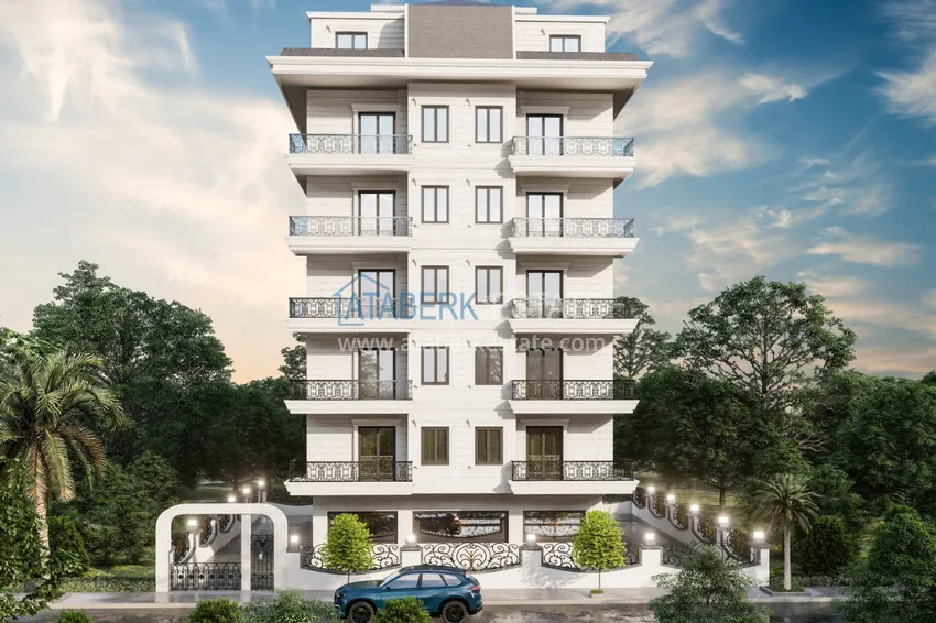 Flats and penthouses in elite complex in the centre of Mahmutlar 6 