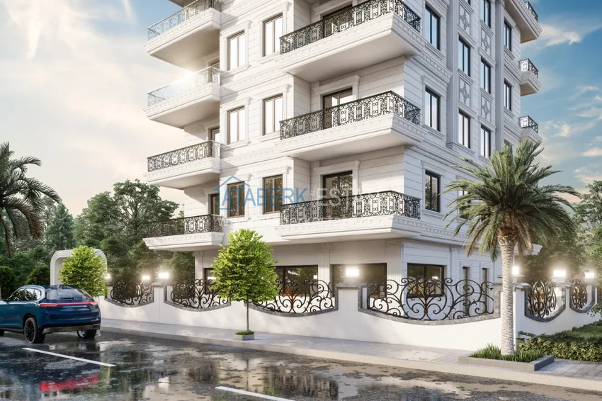 Flats and penthouses in elite complex in the centre of Mahmutlar 7 
