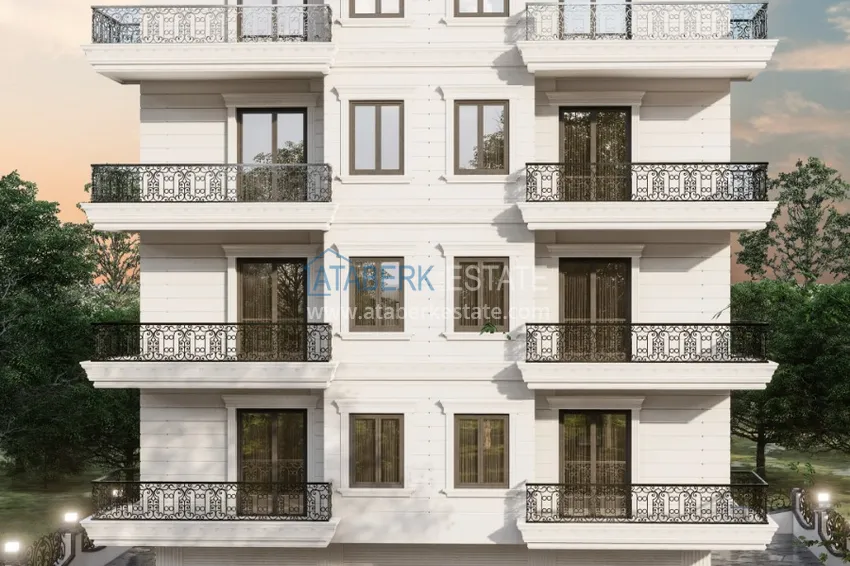 Flats and penthouses in elite complex in the centre of Mahmutlar 8 