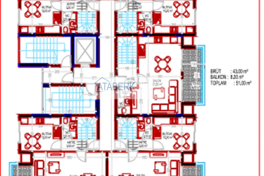 Purchase Apartments from a developer in Alanya with an installment plan of up to 2 years - a boutique complex in the Kargicak district 2