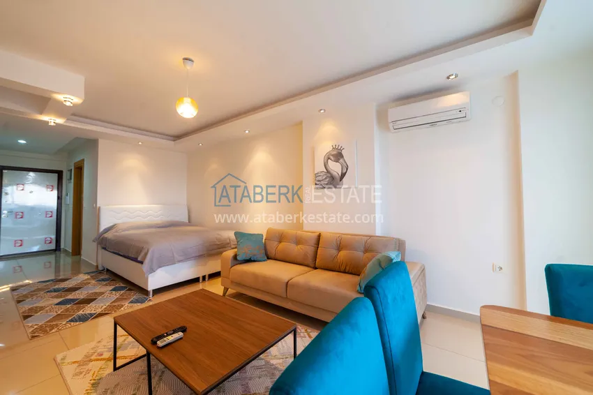 Purchase  Renting an apartment in Alanya Cikcilli district, studio B41 with a residence permit agreement 10 