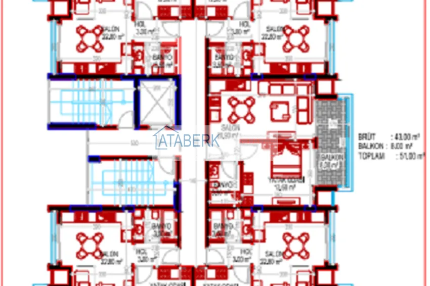 Purchase Apartments from a developer in Alanya with an installment plan of up to 2 years - a boutique complex in the Kargicak district 5