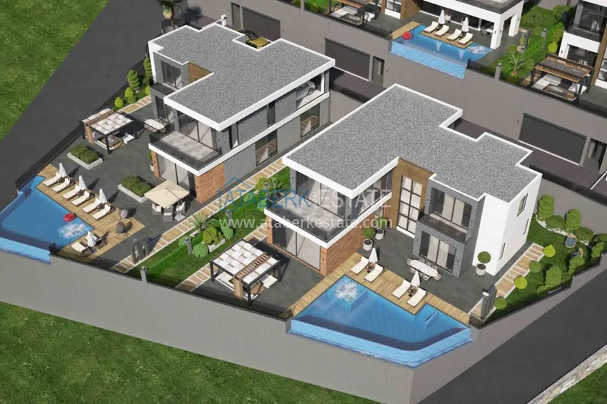 Villas in Kargicak - luxury real estate with citizenship and installments 10 