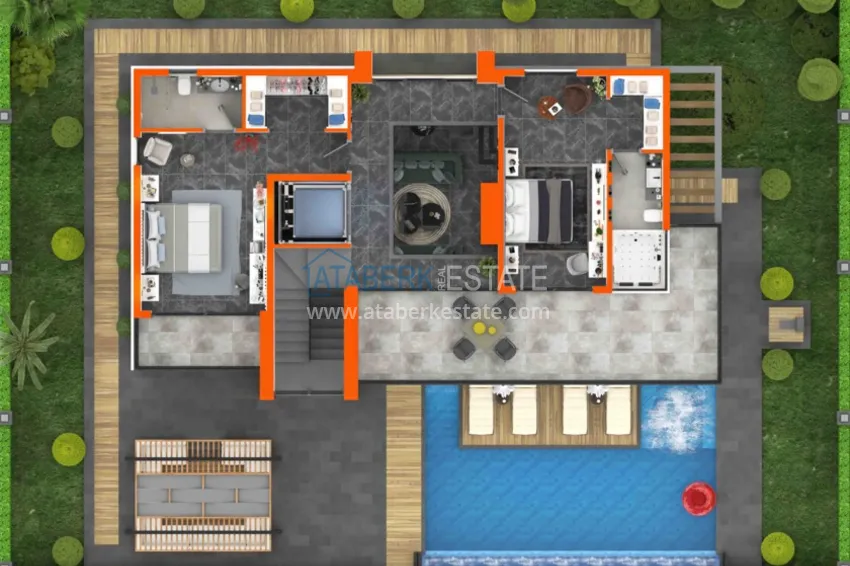 Purchase  Villas in Kargicak - luxury real estate with citizenship and installments 35 