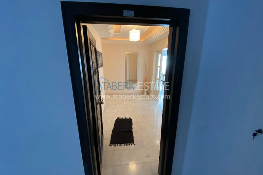 Purchase  Furnished flat with a sea view on the coast line of Tosmur in the complex  1 