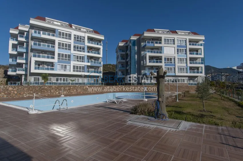 Flats in Kestel on different floors with  separate kitchens in a comfortable complex  5 