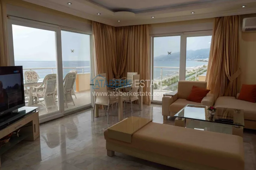 Purchase Furnished flat with a sea view on the sea coast in Mahmutlar 18 