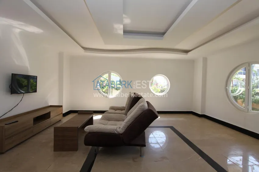 Furnished flat in Kestel in a modern complex by the sea 11 