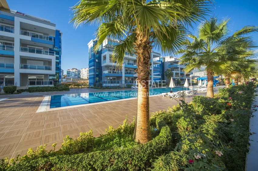Flat in a residential complex by the sea in Kestel  10 