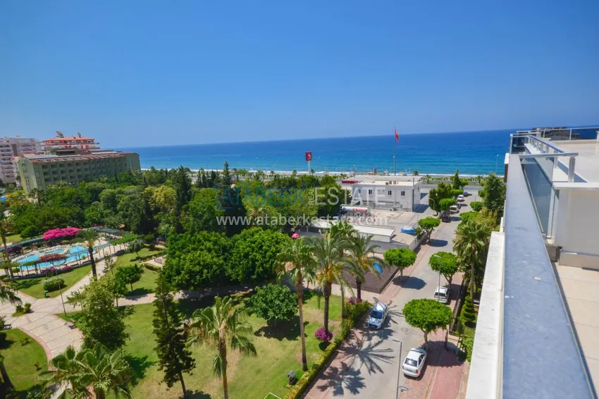 Brand new apartment with a separate kitchen and open sea view in Mahmutlar 12 