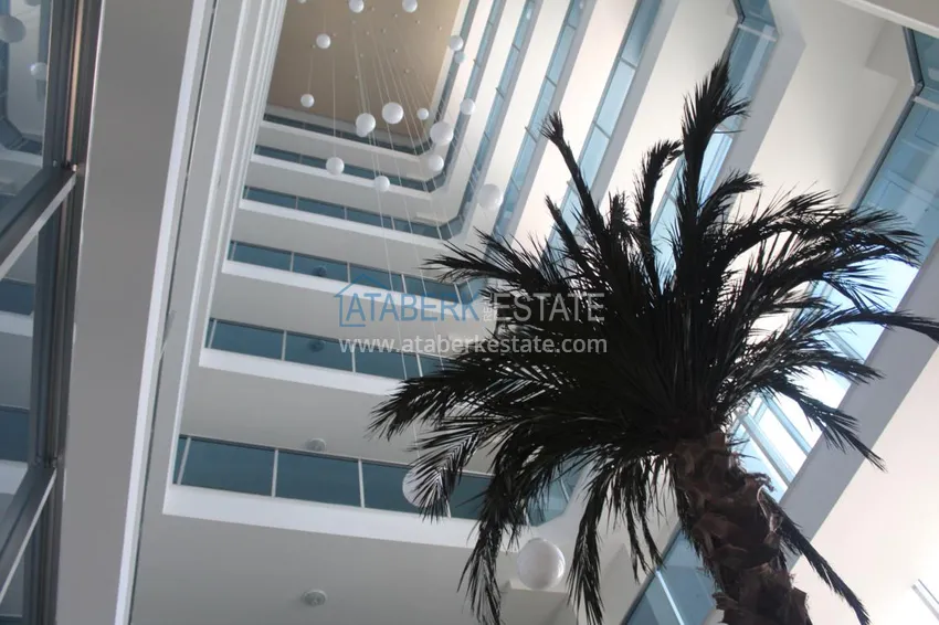 Furnished flat in Avsallar in elite complex  11 