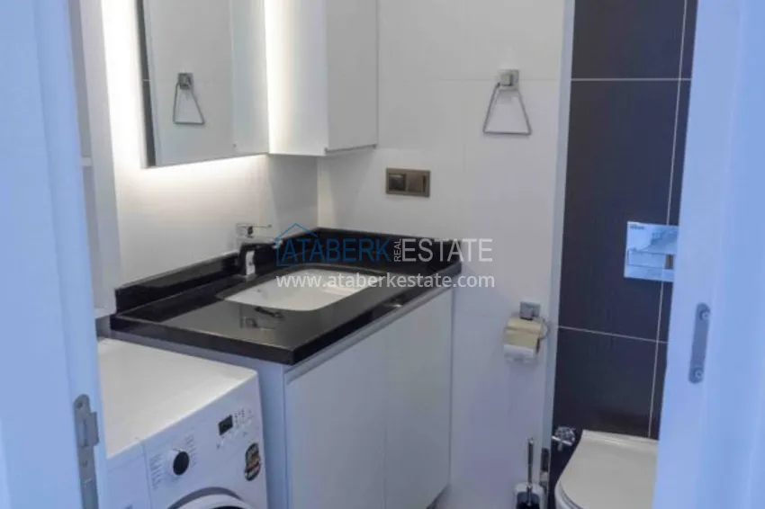 Purchase Furnished flat with mountain and sea views in Mahmutlar 12 