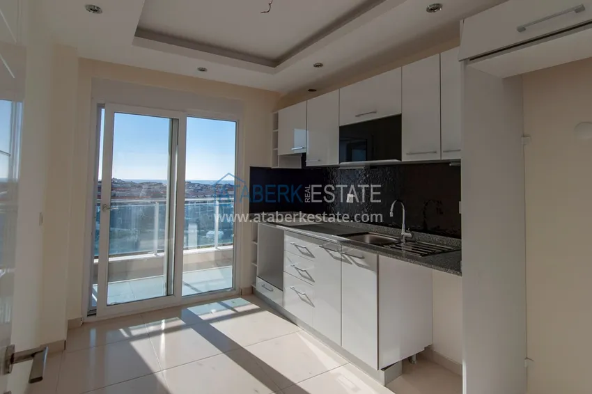 Purchase  Flats in Kestel on different floors with  separate kitchens in a comfortable complex  3 