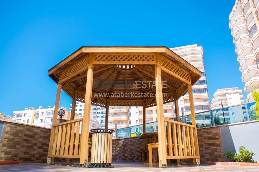 Furnished flat in a new complex in Mahmutlar  13 