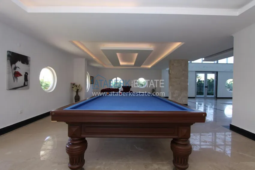 Furnished flat in Kestel in a modern complex by the sea 12 