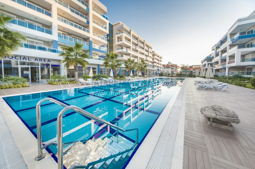 Flat in a residential complex by the sea in Kestel  12 