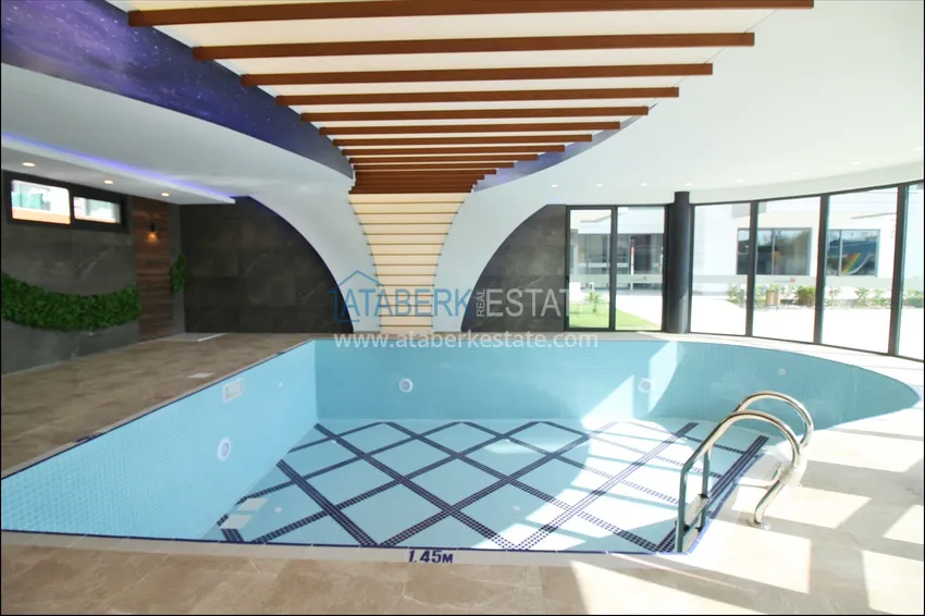 Flat with a sea view in a new complex on the coast  20 