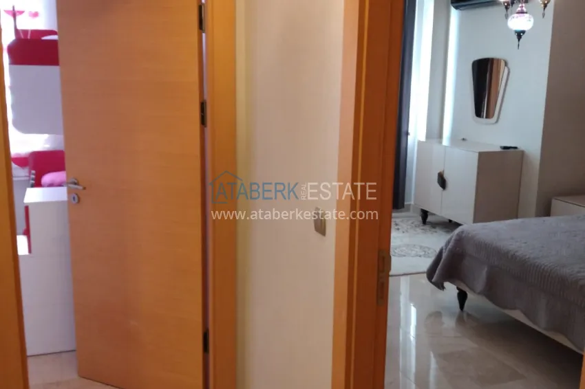 Purchase Furnished duplex flat in elite complex in Mahmutlar 11 