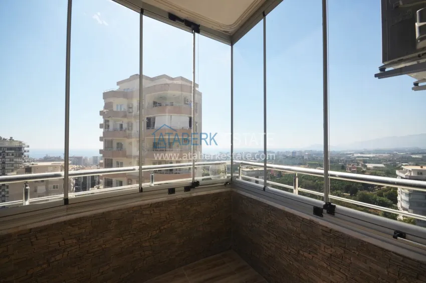 Purchase Furnished apartment with mountain and sea views in Mahmutlar 14 