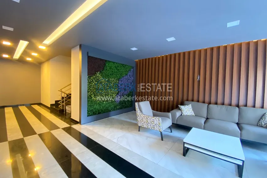 Flat in Mahmutlar with open sea views in the elite complex on the coast line  17 