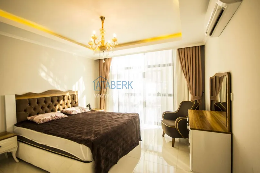 Furnished flat in a modern complex in Mahmutlar 2 