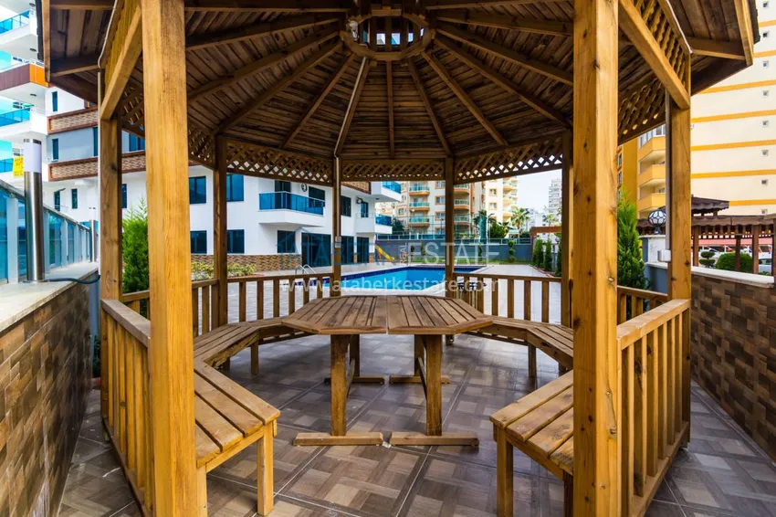 Furnished flat in a modern complex in Mahmutlar 14 