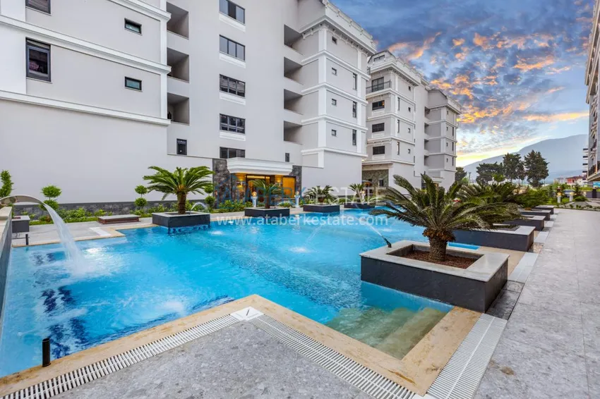 Furnished apartments in a new comfortable complex in Mahmutlar  15 