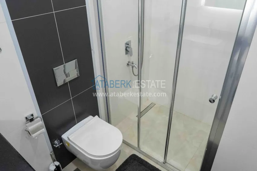 Purchase Furnished flat with mountain and sea views in Mahmutlar 14 