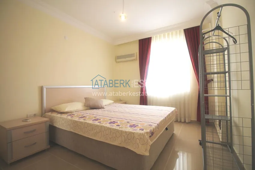 Purchase Furnished flat with a glazed balcony and a partial sea view in Cikcilli 14 