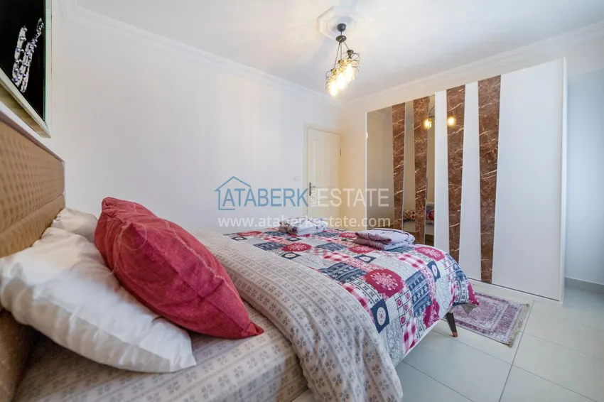 Purchase Furnished flat with sea views in Mahmutlar 12 