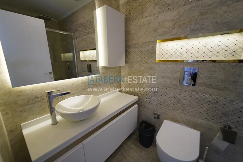 Purchase Furnished flat in a new complex with it's own beach in Alanya 13 